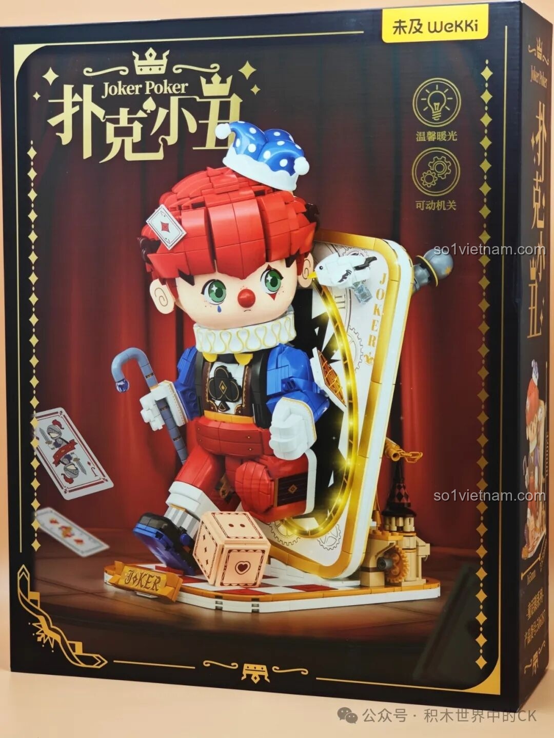 Review Bộ Lắp Ghép Wekki Joker Poker: Siêu Phẩm Cho Người Yêu Hề