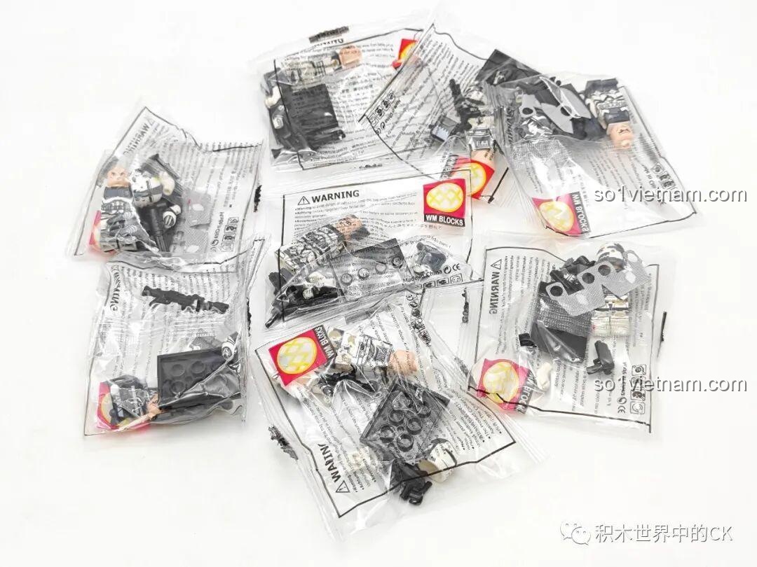 Review WM6128 Bộ 8 Lính Clone Wolfpack: Chất lượng có 'xịn xò'?