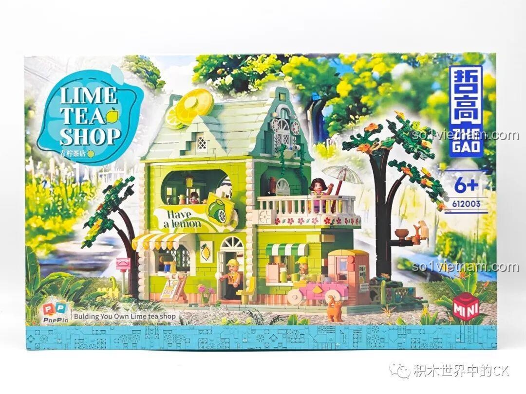 Review ZHEGAO 612003 Cửa hàng trà chanh: Lắp mê, chơi đã!