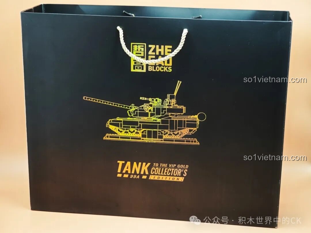 Review Xe Tăng 99A Vàng Hoàng Kim ZHEGAO GZ2008: Lắp Ráp Mê Ly!